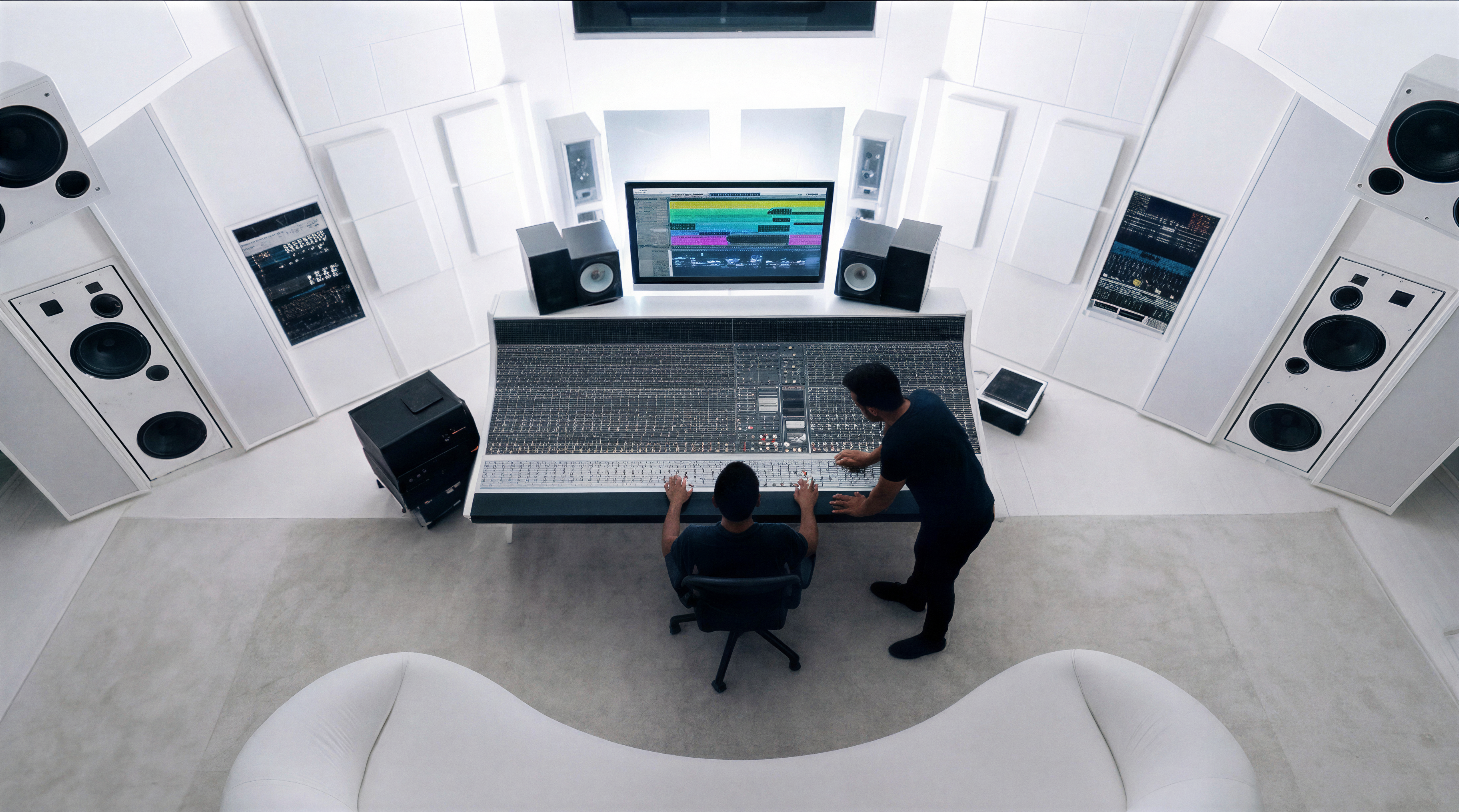 Professional mixing studio